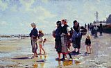 John Singer Sargent Oyster Gatherers of Cancale painting